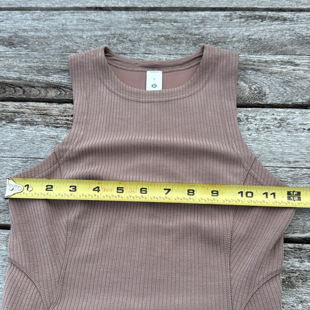 Lululemon Ribbed Softstreme Slim-Fit Tank Dress
Taupetastic size 0 NWT - Picture 3 of 8